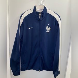 Mens Nike France zip up sweater